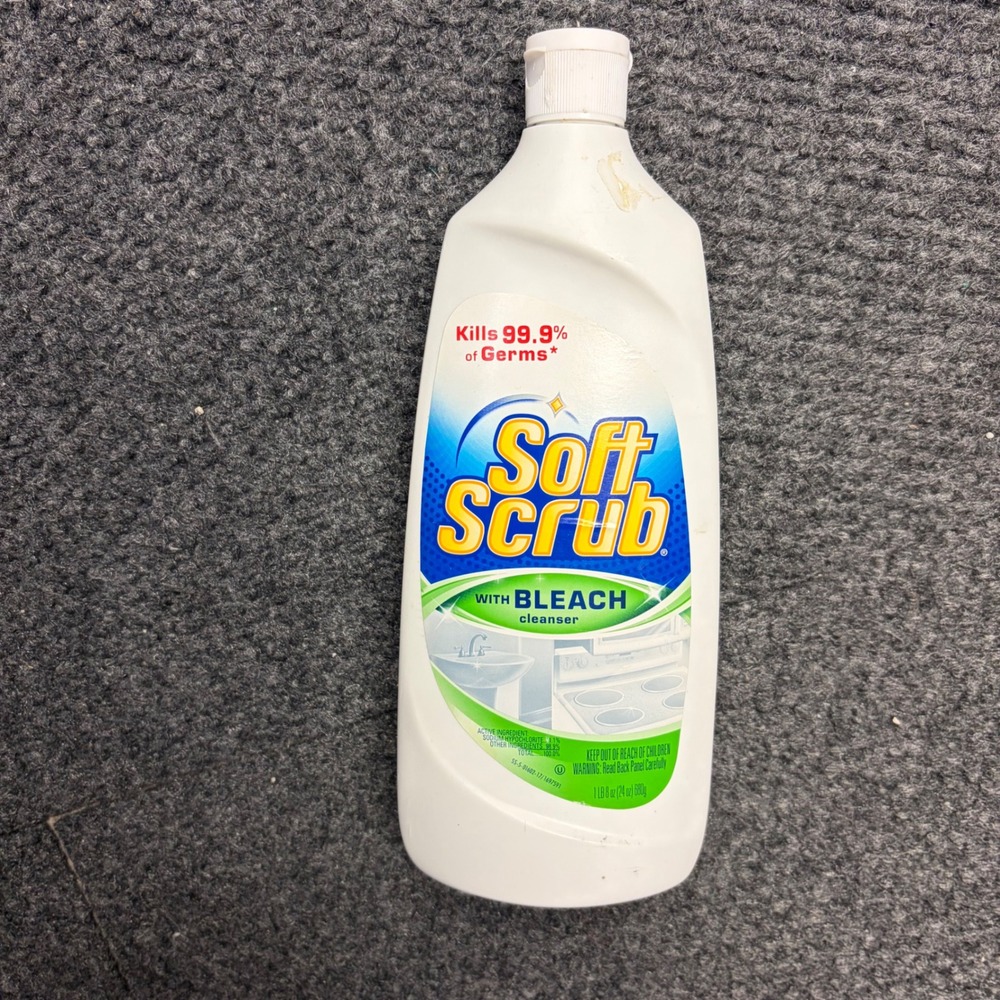 NOS NWT Soft Scrub with Bleach Cleanser 24 oz Surface Cleaner 1.5 lb